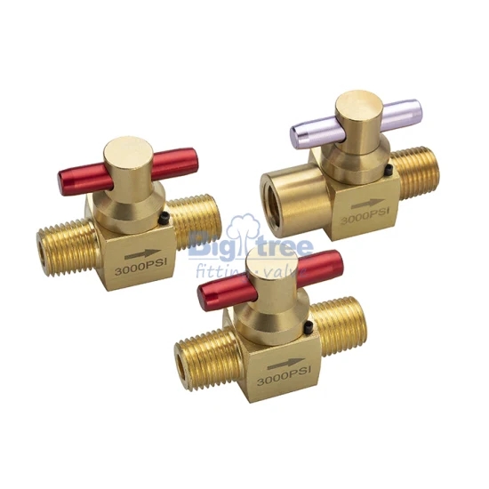 high pressure mini brass valve