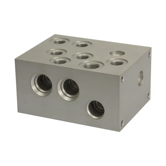 CNC milling machining hydraulic block