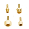 Brass barb hose fitting