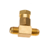 Tee brass flare fitting