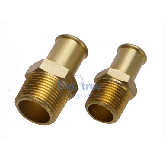 Brass barb hose fitting